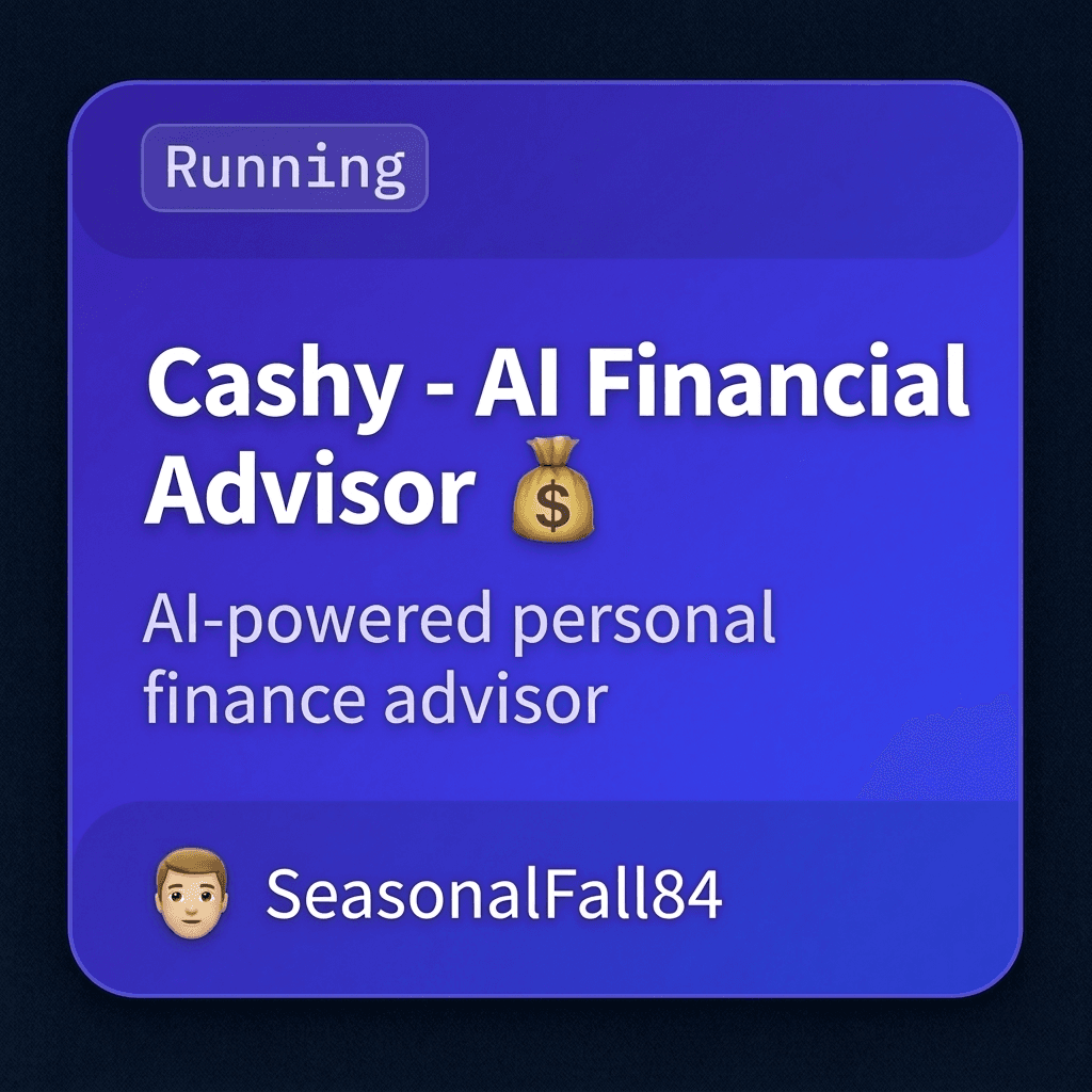 Cashy — AI Financial Advisor